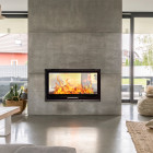 Recuperador de calor a Lenha Open 1101 Guilhotina Ventilado Dupla Face Com Vidro Serigrafado - Ferlux Recuperador de calor a Lenha Open 1101 Guilhotina Ventilado Dupla Face Com Vidro Serigrafado - Ferlux